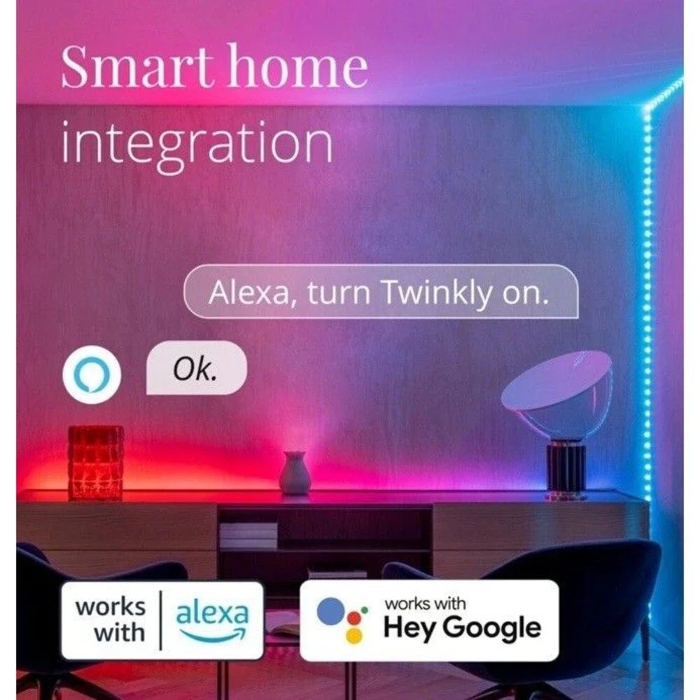 Twinkly DOTS Gen 2 App Controlled 400 LED Smart Christmas 20m String Lights